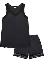 Shortama met kant (2-dlg.), bonprix