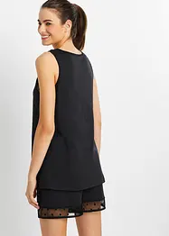 Shortama met kant (2-dlg.), bonprix