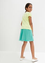 Meisjes shirt en rok (2-dlg. set), bpc bonprix collection