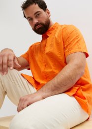 Seersucker overhemd met korte mouwen, bpc bonprix collection
