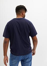T-shirt met strikkoordjes, loose fit, John Baner JEANSWEAR