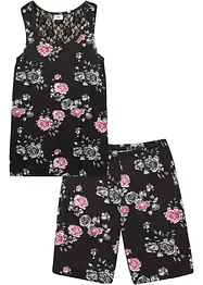 Shortama met kant en bermuda (2-dlg. set), bonprix