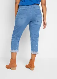 Mid waist 3/4 jeans, straight, bonprix