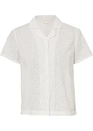 Blouse met broderie anglaise, bonprix