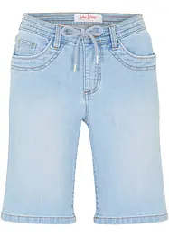 Slim fit jeans bermuda met mid waist, bonprix