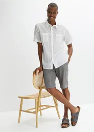 Microvezel cargo bermuda, regular fit, bonprix