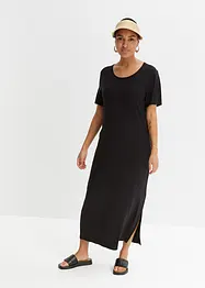 Comfortabele shirtjurk met split in maxilengte, bonprix