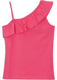 Meisjes off shoulder shirt met volant, bpc bonprix collection