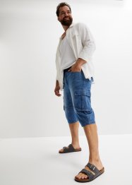 Lange jeans bermuda, loose fit, John Baner JEANSWEAR