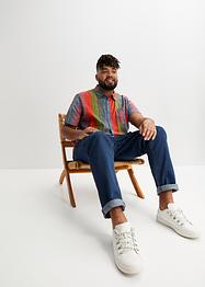 Overhemd van zomers materiaal met korte mouwen, John Baner JEANSWEAR