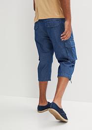 3/4 jeans met cargozakken, loose fit, John Baner JEANSWEAR