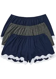 Wijde boxershort van viscose (set van 3), bonprix