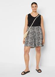Jersey bermuda met animalprint, bpc bonprix collection