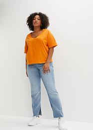 Shirt met diepe V-hals, RAINBOW