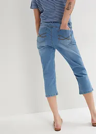 Slim capri jeans, mid waist, bonprix