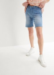 Mid waist jeans bermuda, straight, John Baner JEANSWEAR