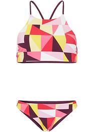 Reversibel bralette bikini met gerecycled polyamide (2-dlg. set), RAINBOW