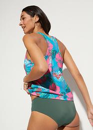 Tankini met gerecycled polyamide (2-dlg. set), RAINBOW