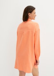 Mousseline nachthemd oversized met knoopsluiting, bpc bonprix collection