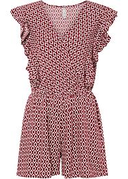 Playsuit met wikkeldetail, RAINBOW