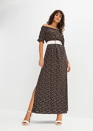 Gedessineerde maxi jurk van viscose, bonprix