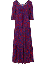 Gedessineerde maxi jurk van soepele viscose, bonprix