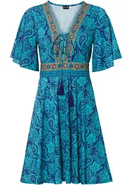 Gedessineerde jersey jurk, bonprix