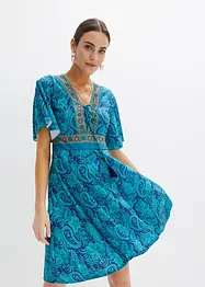 Gedessineerde jersey jurk, bonprix