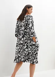 Midi jurk van soepele viscose, bonprix