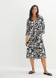 Midi jurk van soepele viscose, bonprix