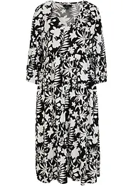 Midi jurk van soepele viscose, bonprix