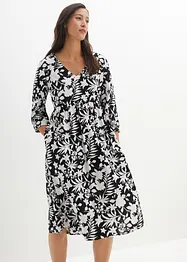 Midi jurk van soepele viscose, bonprix