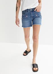 Jeans short met stras, BODYFLIRT