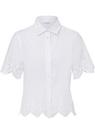 Blouse met broderie anglaise, BODYFLIRT