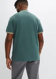 Piqué-poloshirt, korte mouwen (set van 2), bonprix