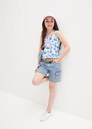 Meisjes cargo jeans bermuda, John Baner JEANSWEAR