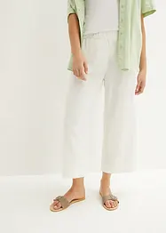 Culotte met linnen, tot op de kuit, bonprix