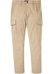 Slim fit stretch cargo broek met comfort fit, straight, bpc bonprix collection