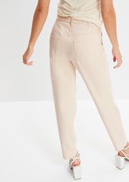High-waist broek met zakken en comfortband, cropped, bpc bonprix collection