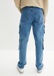 Regular fit cargo jeans, straight, RAINBOW