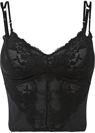 Kanten top zonder beugels met gerecycled polyamide, BODYFLIRT