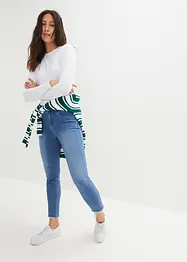 Corrigerende mid waist jeans, cropped, bonprix