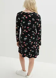 Jersey jurk met bloemenprint, bonprix