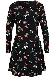 Jersey jurk met bloemenprint, bonprix