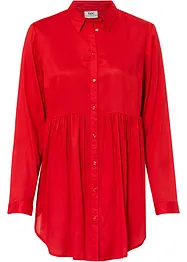 Lange blouse met knoopsluiting van viscose, bonprix