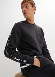 Sweater met sportieve details van biologisch katoen, bpc bonprix collection