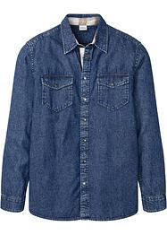 Spijkeroverhemd, lange mouw, John Baner JEANSWEAR