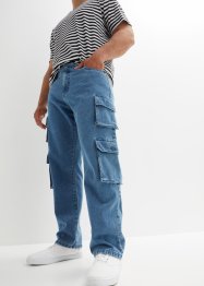 Regular fit cargo jeans, straight, RAINBOW