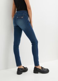 High waist skinny jeans met lange knoopsluiting, RAINBOW