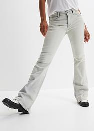 Flared jeans in used look, RAINBOW